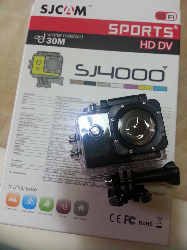 Pre-order now the latest SJ4000 with Wifi (Go Pro alternative)  Package Includes: 