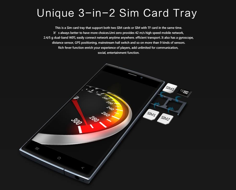 UMI ZERO:Inventor of Built-In Three-in-One Multi-functional Card Slot