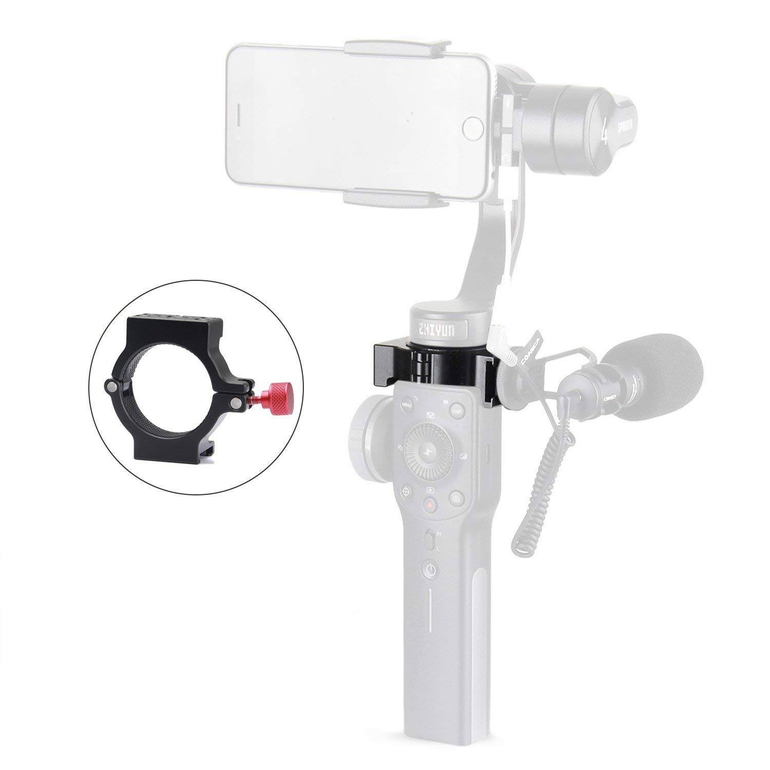 Microphone Mount designed for Zhiyun Smooth 4 Installation video guide: