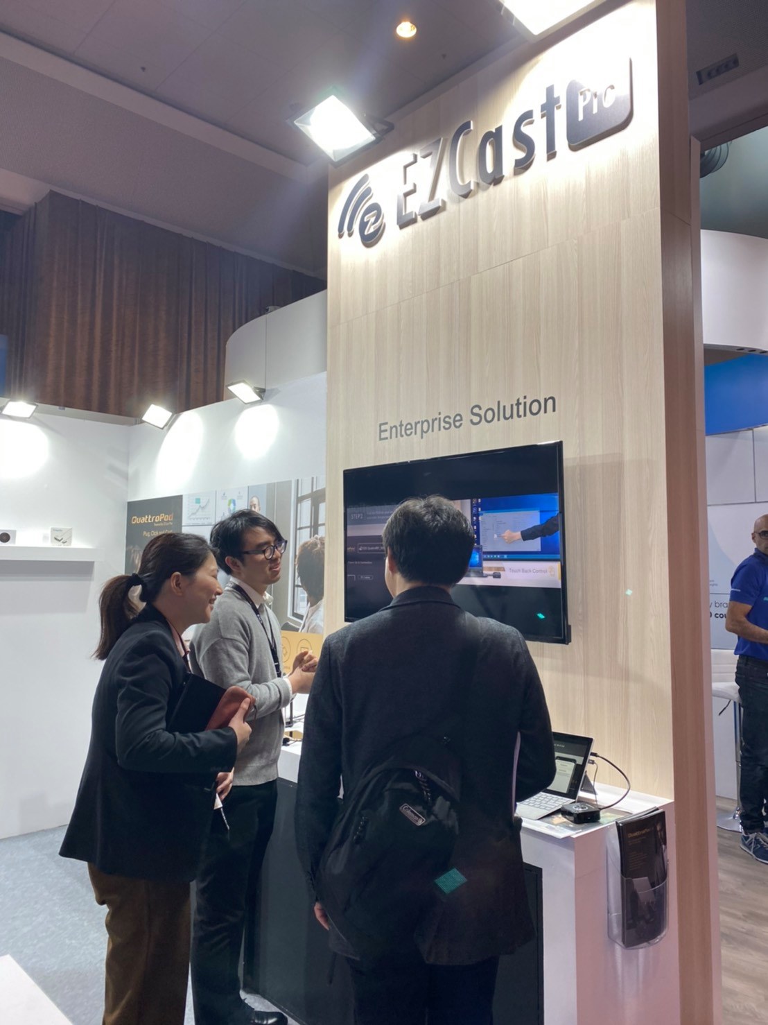 Check out the latest wireless meeting solutions from EZCast Pro and QuattroPod at #ise #ise2020 If you happen to be in #Amsterdam this week, drop by RAI Amsterdam to see us. Hall 13, booth B155.... This week only!