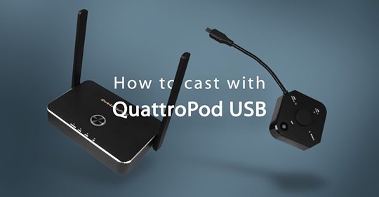 Learn to make #byod wireless presentations from any smartphone or laptop to big screens with QuattroPod USB