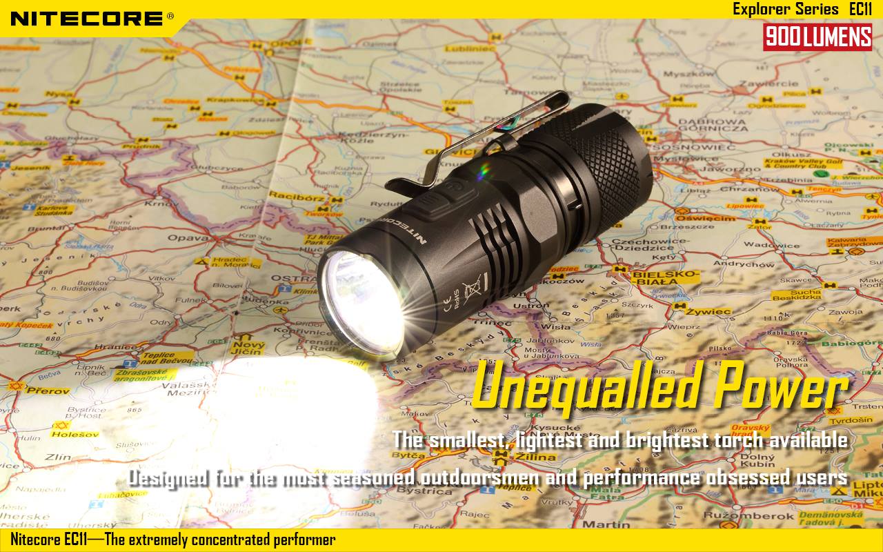 💥Thumb size body with unequaled power. EC11- The best lightening helper in your pocket. ⭕️Max output of 900 lumens