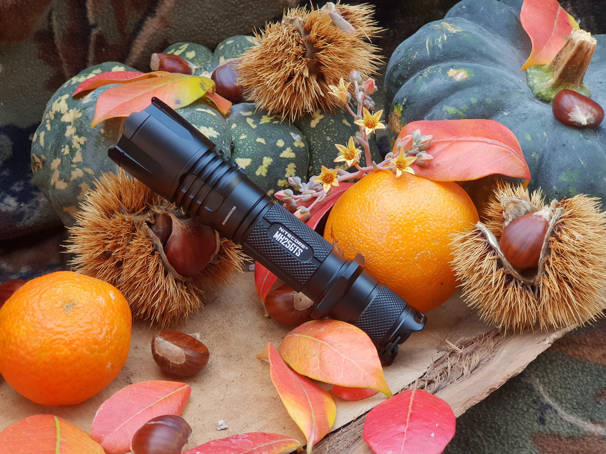 MH25GTS💥 Dual fual tactical flashlight ⭕️USB charging