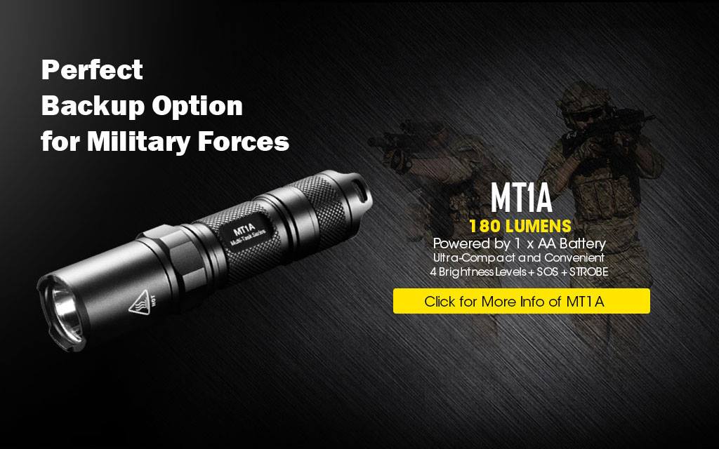 MT1A  🌟The ultimate backup flashlight for mility force.