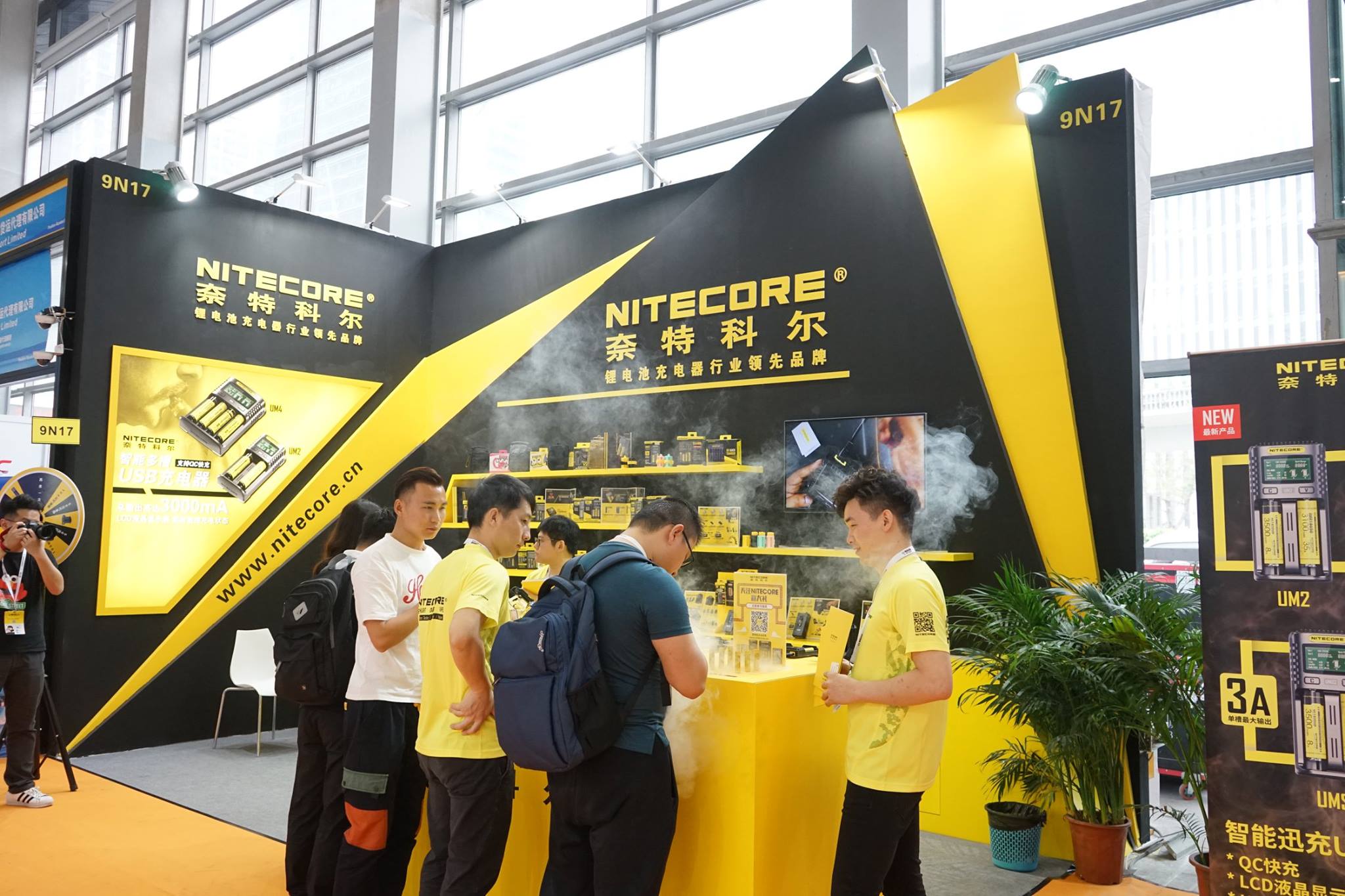 🎉🎉Nitecore are exhibiting in the SHENZHEN ECIG EXPO 2019. Brand-new chargers and gear are shown up during the show.