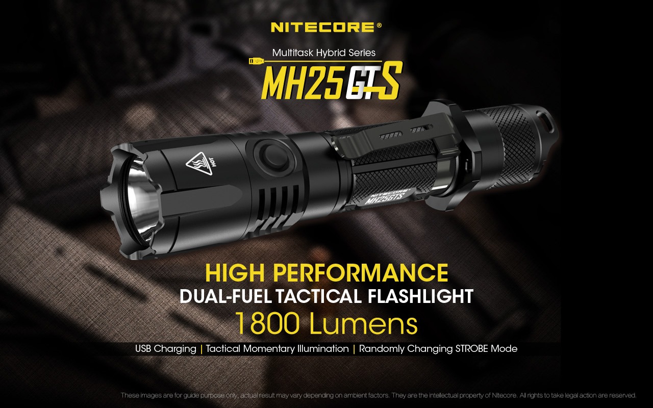 Still looking for a rechargeable tactical flashlight?  MH25GTS might meet your need. With a blazing 1800 lumens,build-in rechargeable port, and unique compact shape. No matter where you are, at home, on the road, MH25GTS always give you the best protection.💥💥