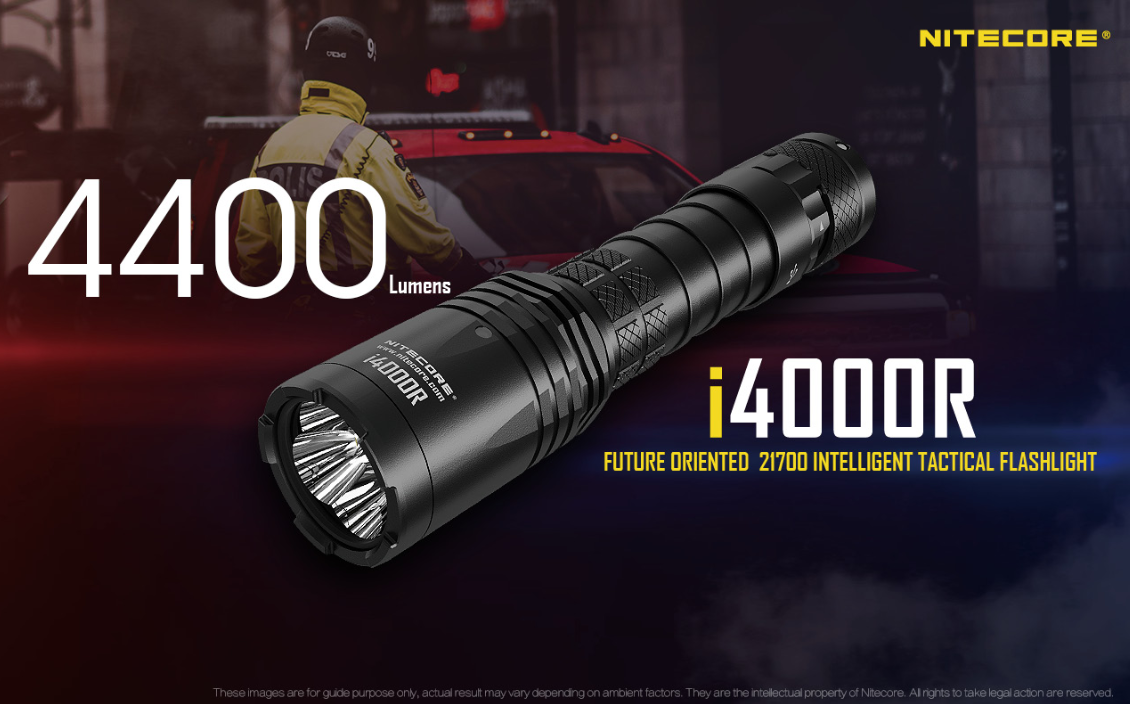 New Tactical Flashlight i4000R🔦🔦 ------ ⭕️4400 lumens with 380 hours runtime...