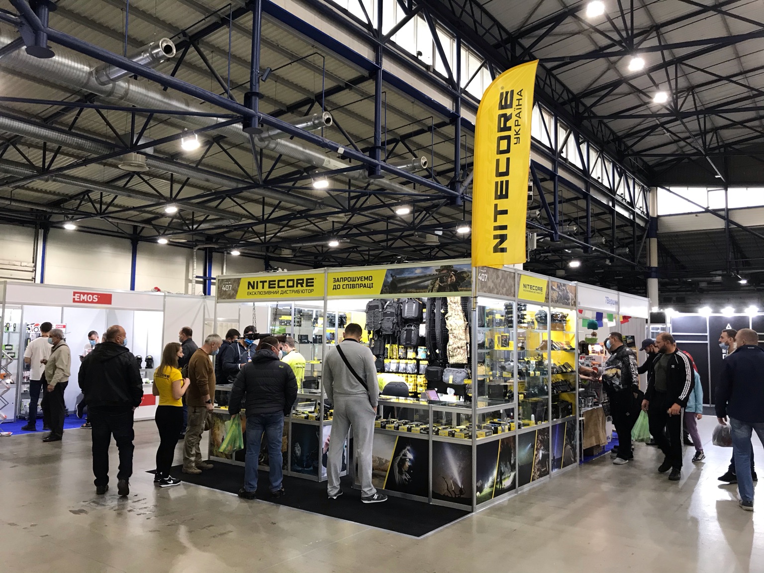 Congratulations! Nitecore Ukraine participates in the exhibition of hunting, fishing, tourism. Showing up the new gear as flashlight bags, backpacks, solar panel, gun case, and many other items🙂