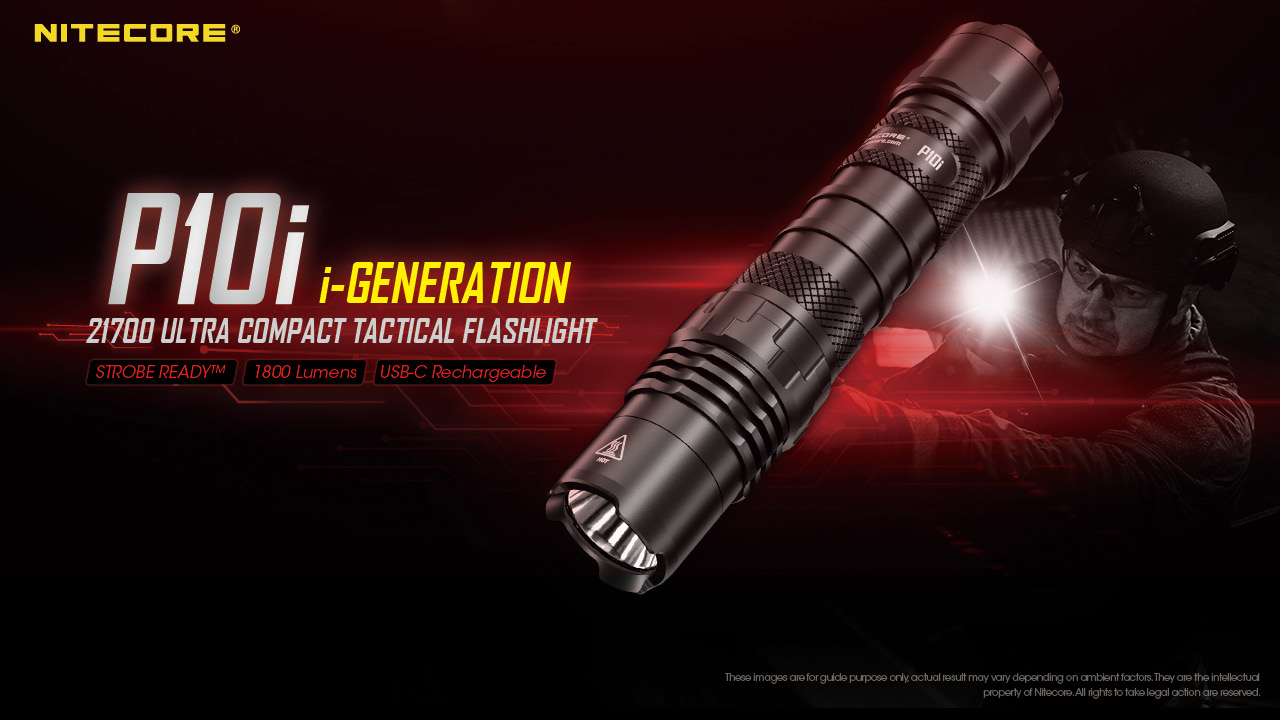 New Release!!! #P10i i-Generation 21700 Ultra Compact Tactical Flashlight