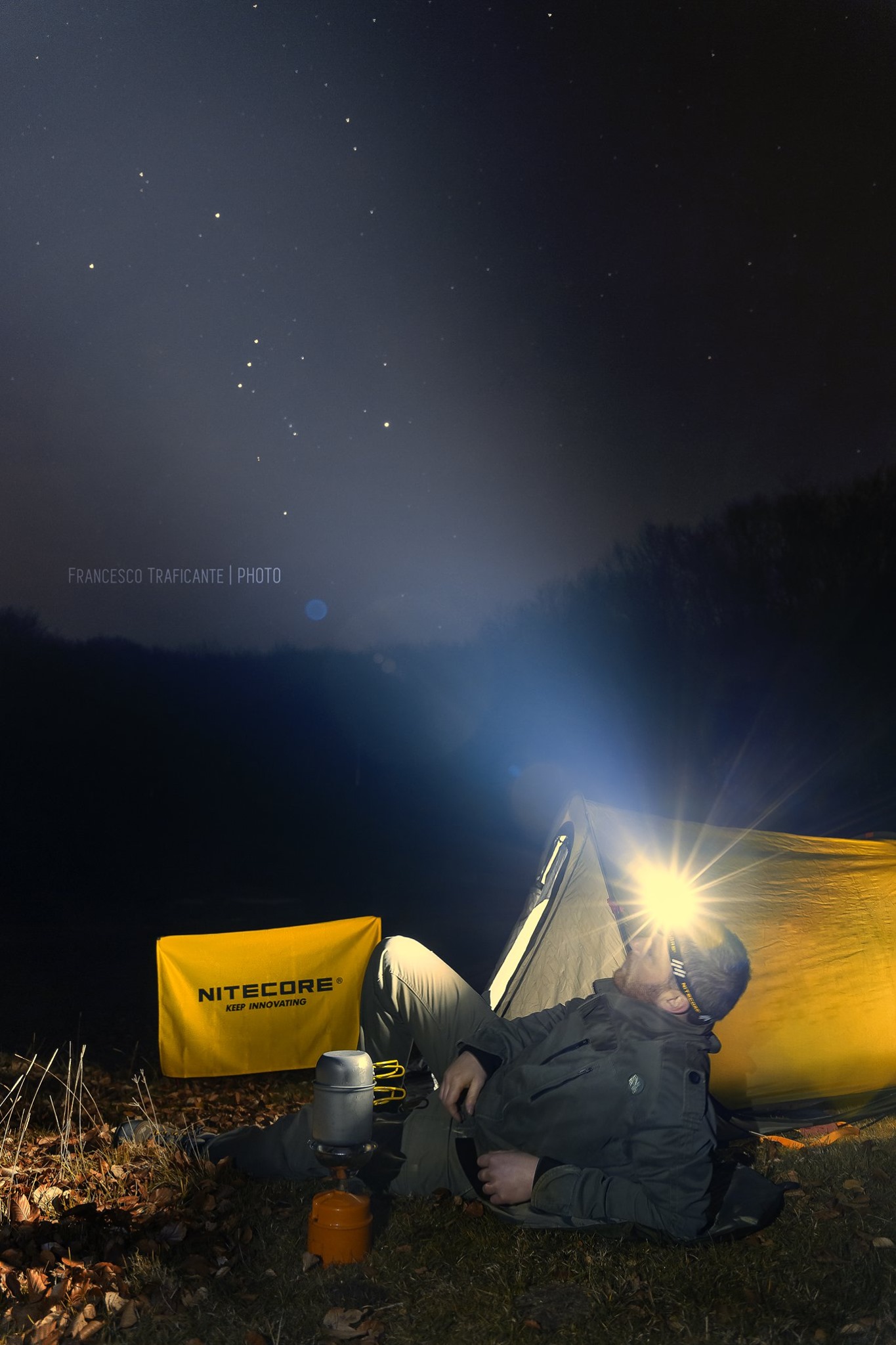 Go camping with NITECORE headlamp🌟.   More info🔎: bit.ly/2RwMSoH 