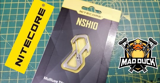 #NSH10 Multiuse Titanium Snap Hook for EDC.