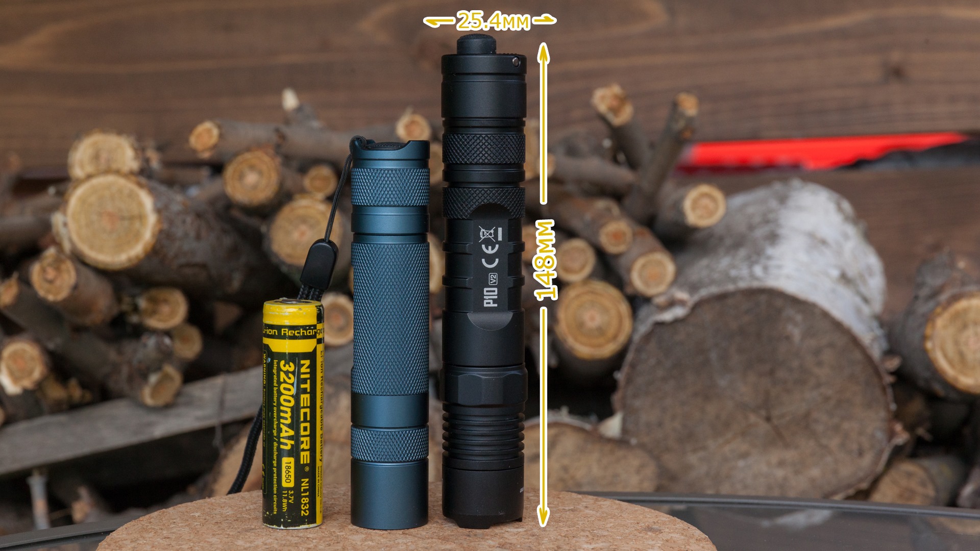 If you looking for a flashlight for EDC or self-defense, P10 V2 built with a 1-inch compact size will be the ideal choice for your firm grip to behold in hand and easily stored.😁😁