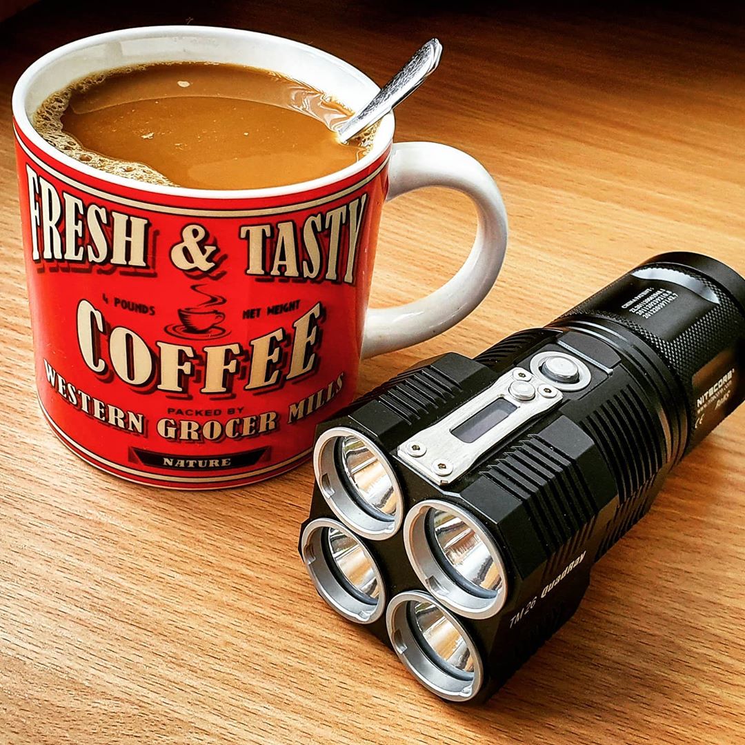 Coffee or flashlight? 🔦😉