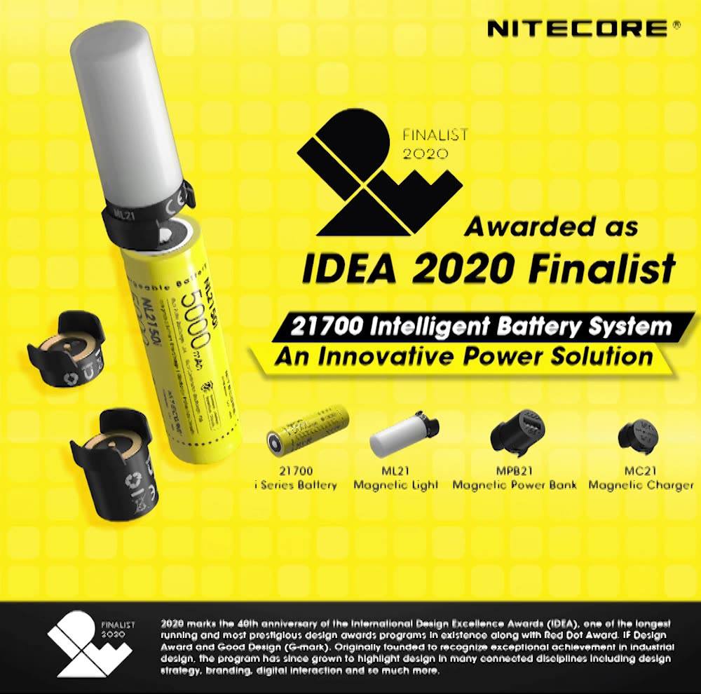 The 21700 intelligent battery system was awarded as IDEA 2020 Finalist!!!