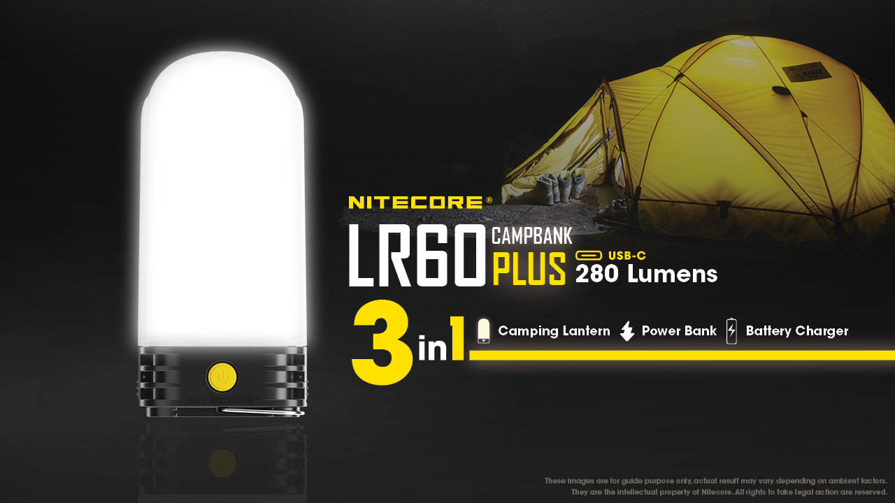 ⚡️NITECORE LR60 3-in-1 campbank plus is out now with the upgraded EDC design!