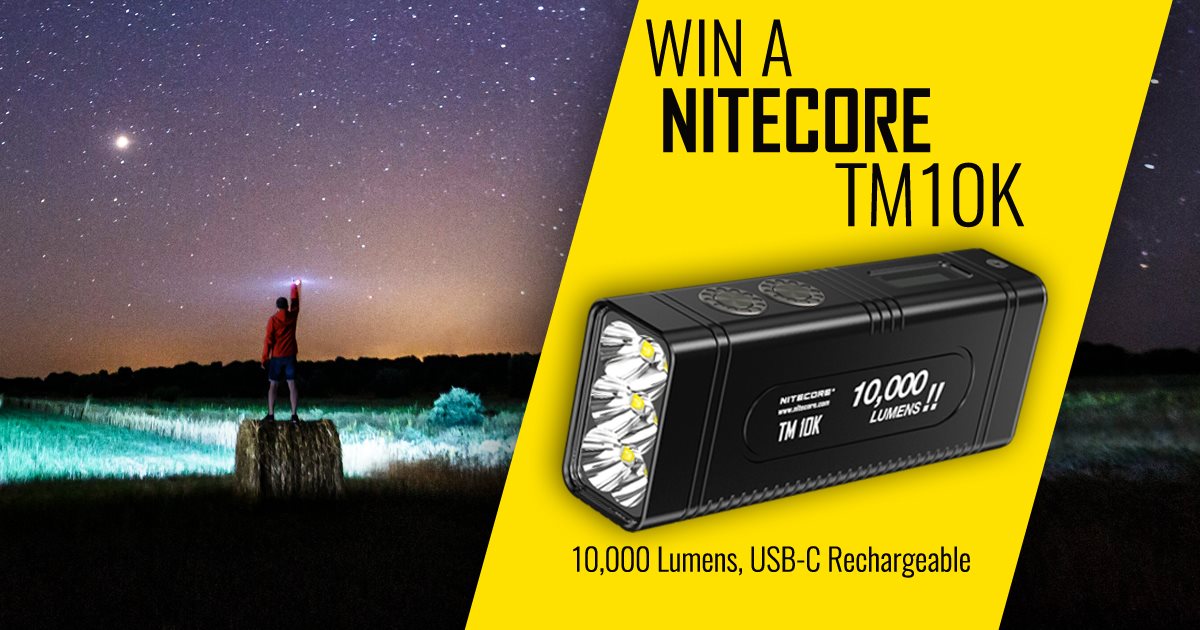 WIN THIS 10,000 LUMEN FLASHLIGHT!! 😮😍