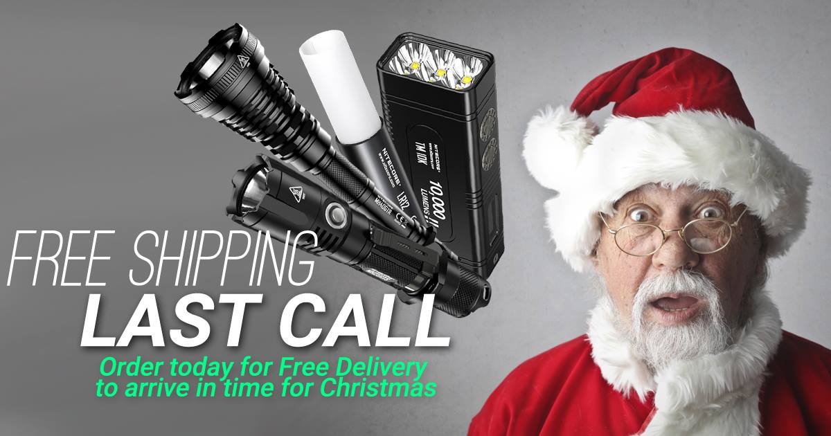 Last call for FREE shipping in time for Christmas! Today's the last day for Free Shipping orders to arrive in time for the holidays. Wrap up your shopping and take advantage of storewide savings with 3 coupons: