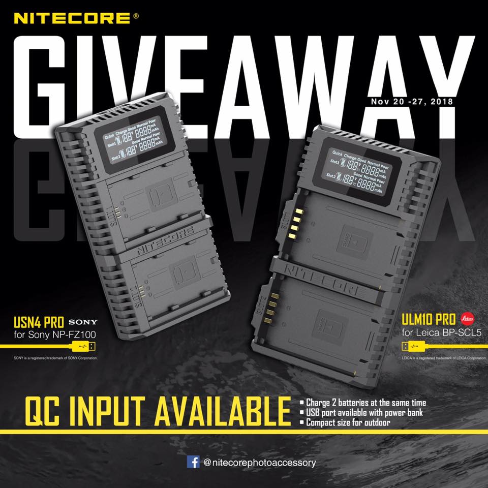 🎁NITECORE GIVEAWAY🎁