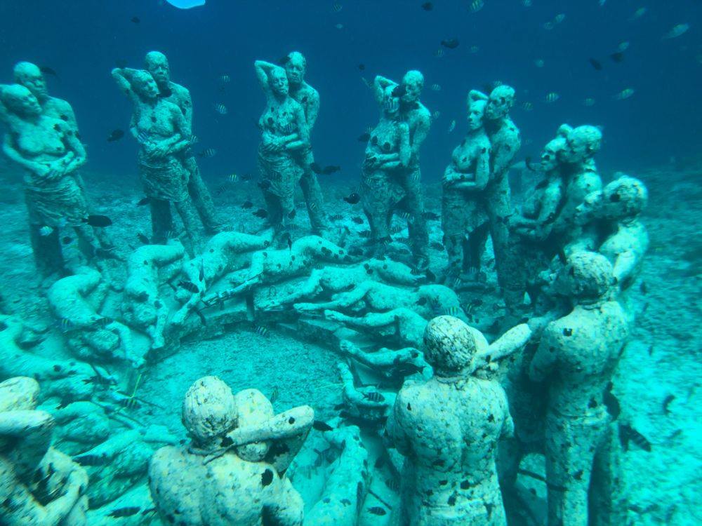 The 48 life-sized human sculptures underwater in Gili Meno were created to attract corals to build their homes there. It is our honor at Toshiba to help you preserve once-in-a-lifetime experience like this in our waterproof and shockproof SD cards. 