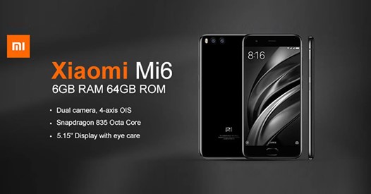 Buy Xiaomi Mi 6 6GB + 64GB Now : https://www.tomtop.com/brands-xiaomi-689/?aid=sqttseo