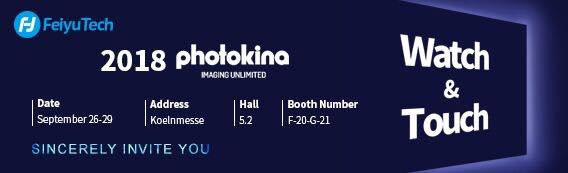 #FeiyuTech is waiting for you in #Photokina!!