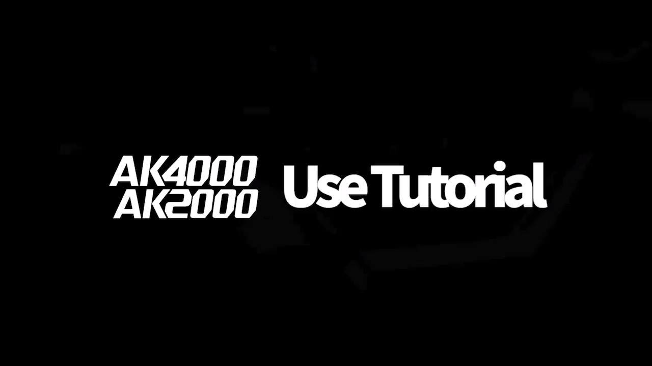 AK Series Tutorial: How to use the gimble buttons?