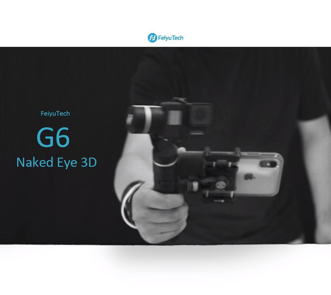 Action gimbal #feiyutechG6 designed for #GoPro.