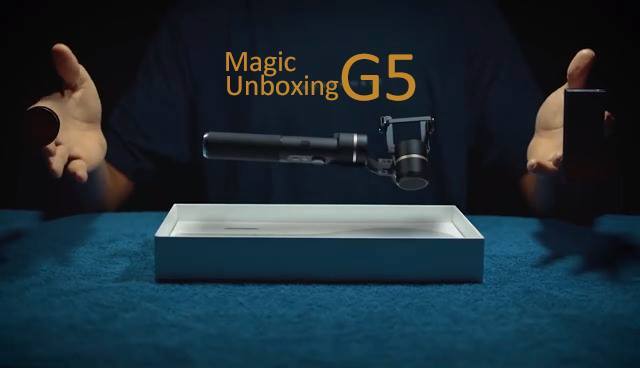 Magic unboxing from #FeiyuTech with #G5 #gimbal 🎩🎩