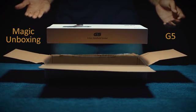 Magic unboxing from #FeiyuTech with #G5 #gimbal 🎩🎩