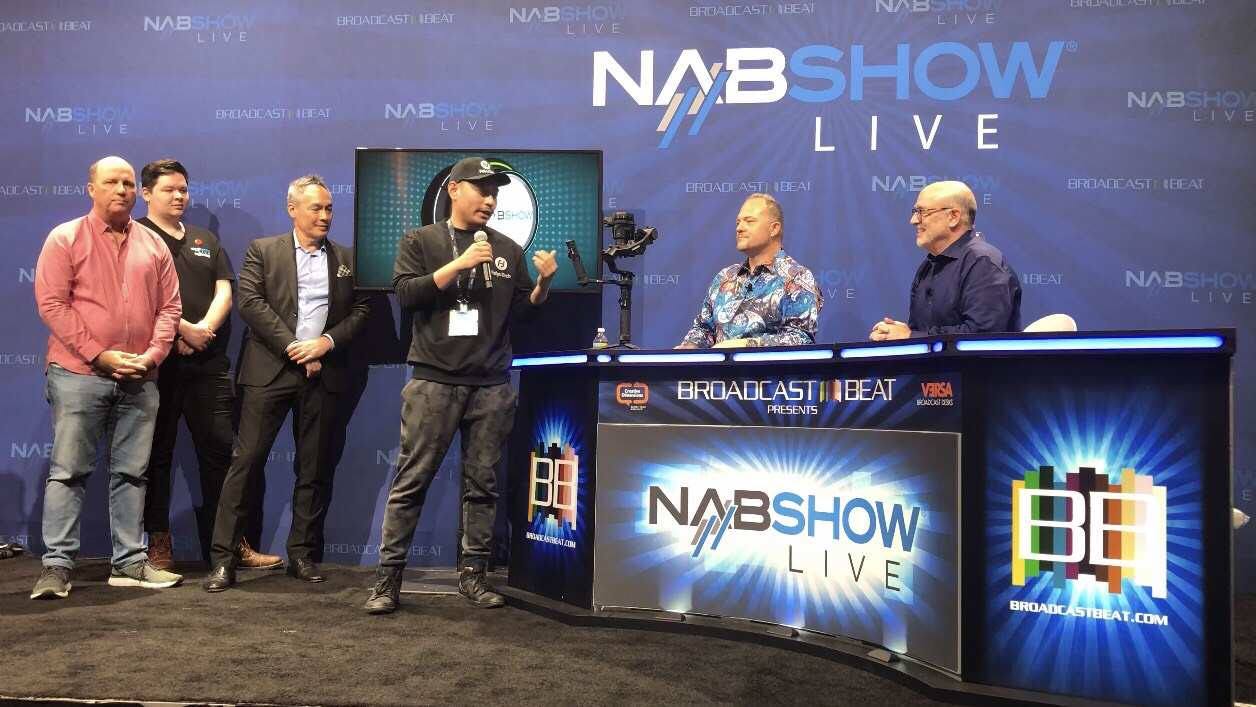 Feiyu new gimbal in NABshow live. 😁