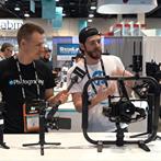 First look at the Feiyu Ricca action camera, AK4500 gimbal and Qing on NABshow. 