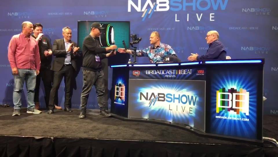 Feiyu new gimbal AK4500 was presented in NABshow live. 