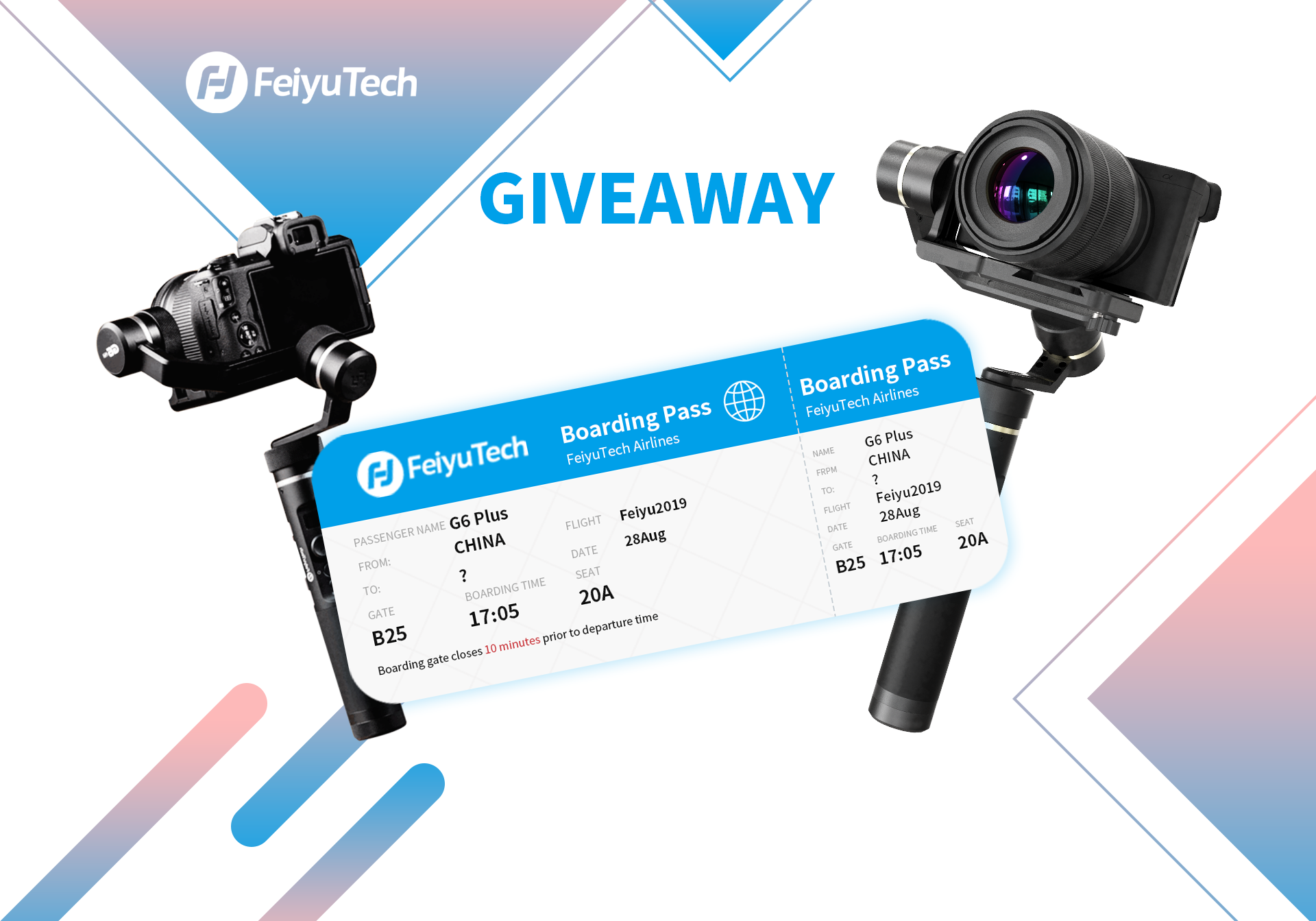 ✈️#FeiyuG6PlusGIVEAWAY !!