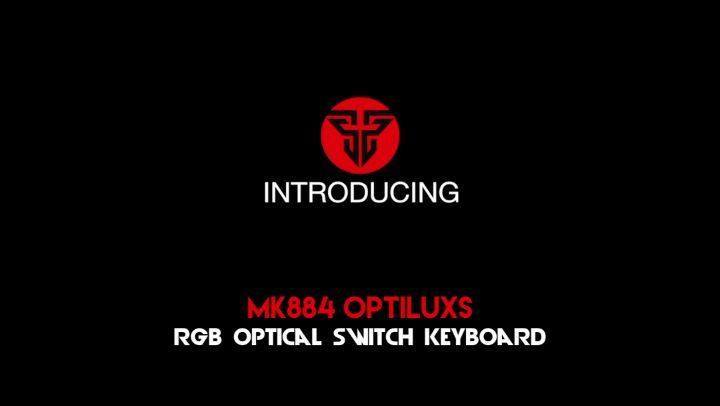 We are presenting an amazing RGB OPTICAL SWITCH KEYBOARD, OPTILUX MK884.