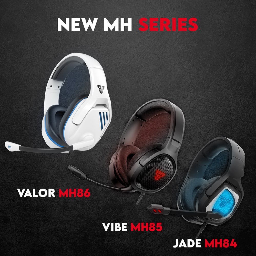 Valor, Vibe & Jade. Upgrade your gaming experience with our New MH Series of headsets. Featuring super ergonomic comfort designs,high quality microphones, and large speakers for the ultimate experience! Are you ready to level up with Fantech Valor, Vibe and Jade?