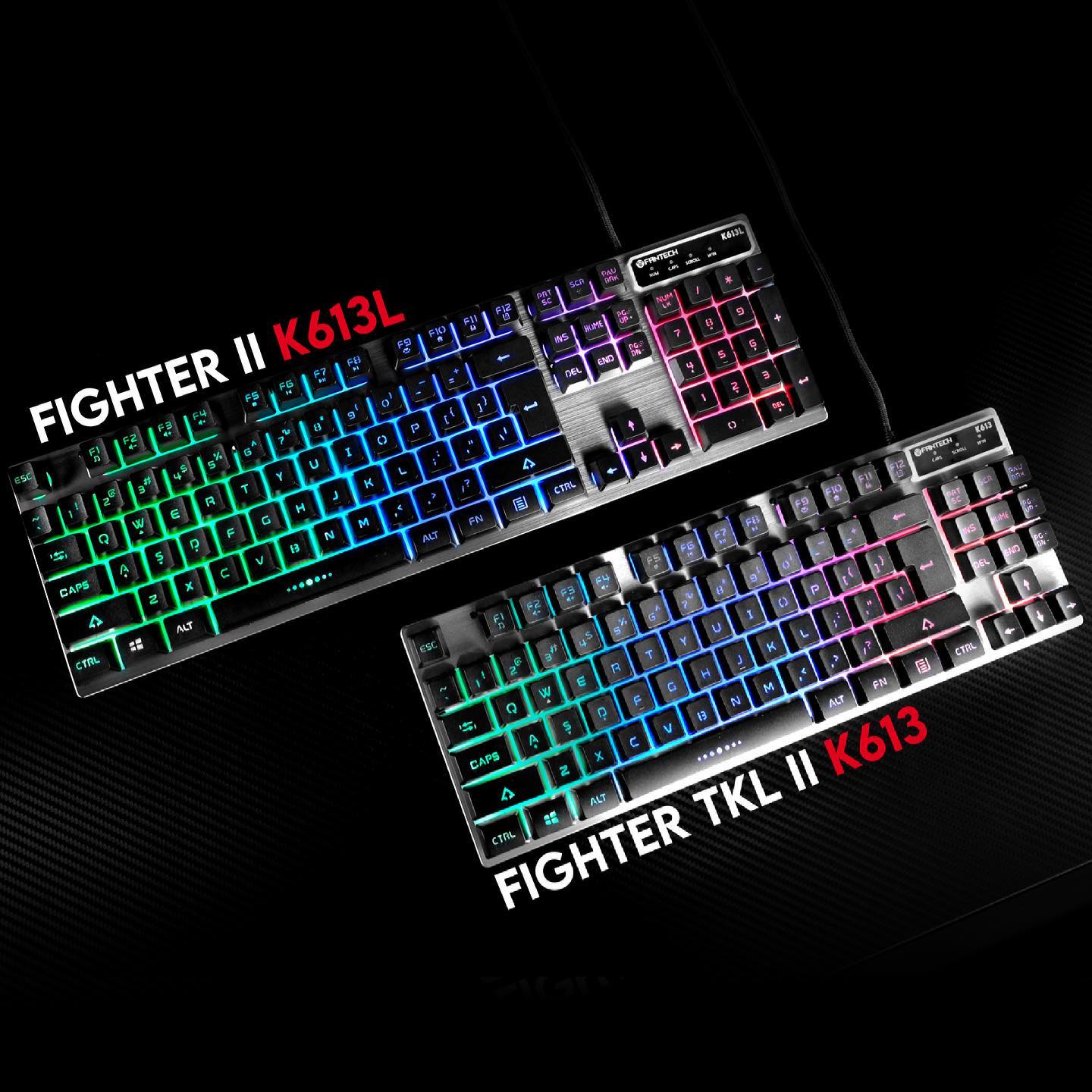 Aluminium greatness. Fantech K613 and K613L, featuring durable construction, 3 color combination mode and quiet membrane keys for your every gaming need. Are you ready for the keyboard revolution? Gear up and win!