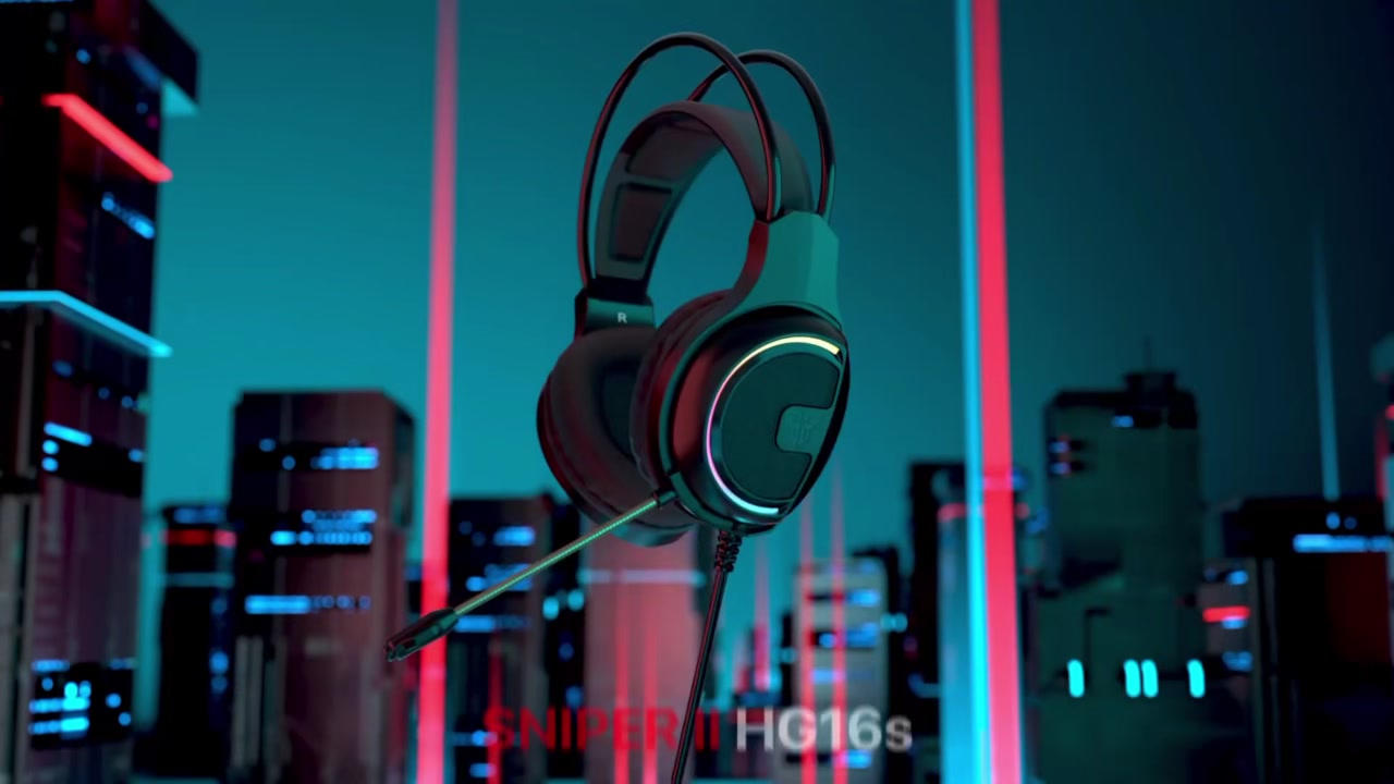 The highest quality surround sound, on your head. Get ready for Fantech Sniper II HG16s! Featuring high quality audio, minimalistic RGB lighting, easy volume control, and powerful software to control your experience.