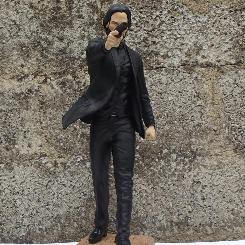 Never imaged the most technical killer - John Wick would be 3d printed out one day!!