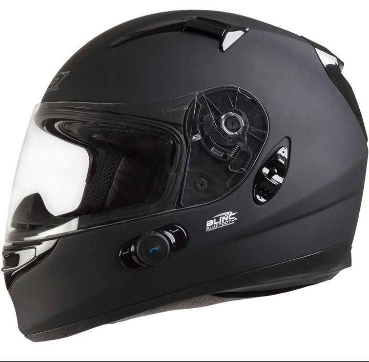 Casco con bluetooth e intercomunicador integrados!