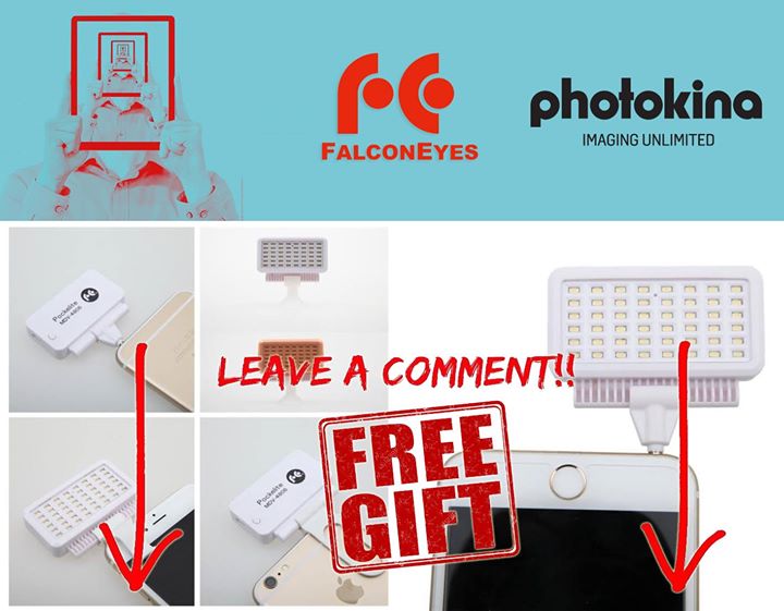 Leave a comment below and collect a free LED PocketLite in the 2018 Photokina!