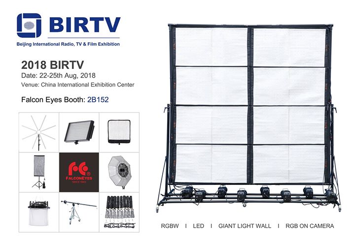 The 2018 Beijing International Radio, TV & Film Exhibition (BIRTV) is coming up soon, visit our booth to experience the new lighting in person!