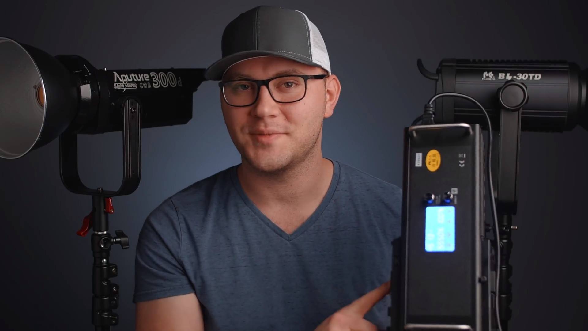 The BL-30TD is so far the most powerful and most portable LED studio light within this size range. It's outputting 300W bi-color (3000K - 8000K) with high CRI Ra 95+, and it can be operated by the V-mount battery for outdoor shooting! Check out Caleb’s review video comparing the BL-30TD to Aputure 300!... For more information and full specification, please check out on our website.