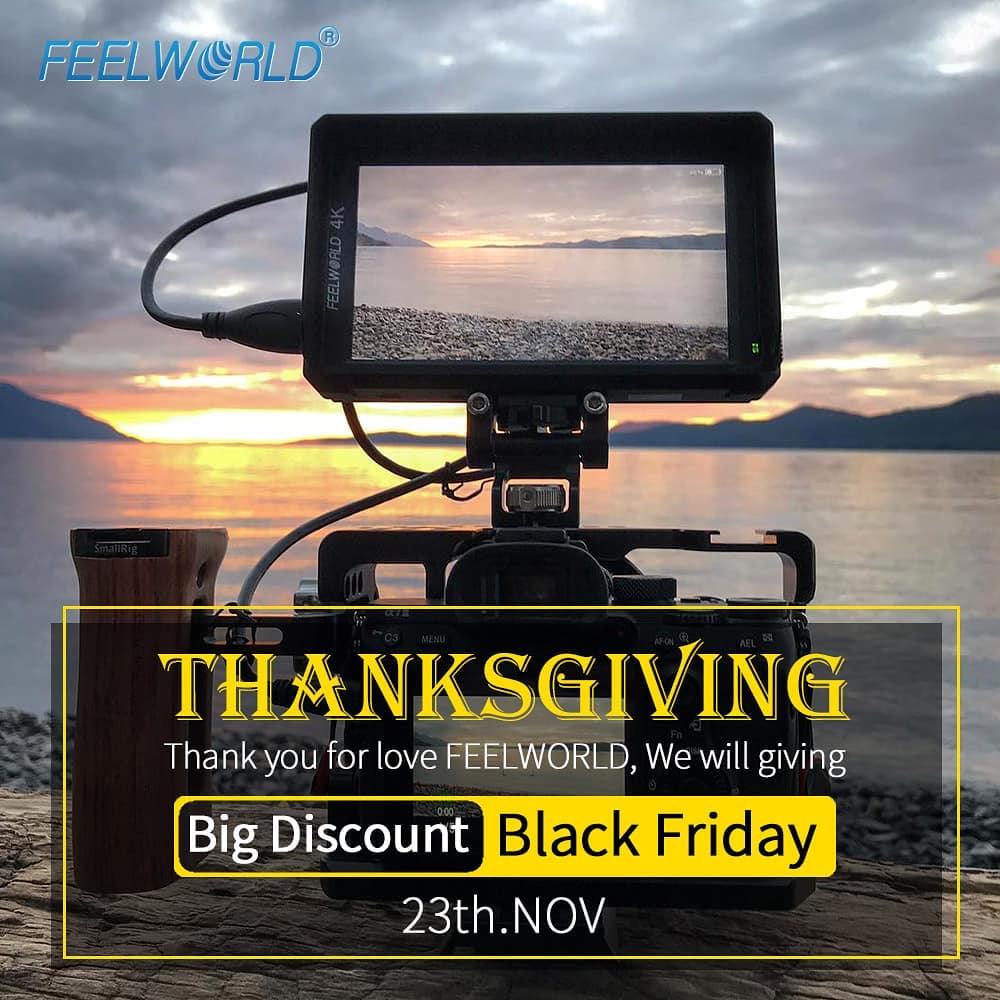 🎉Up to 20% off sale!!!  Thank you for all love FEELWORLD customer, we appreciate all you guys kindly tell us you love FEELWORLD, recommend for friend the FEELWORLD monitor you use, share so much photo and video tag @feelworld_monitor