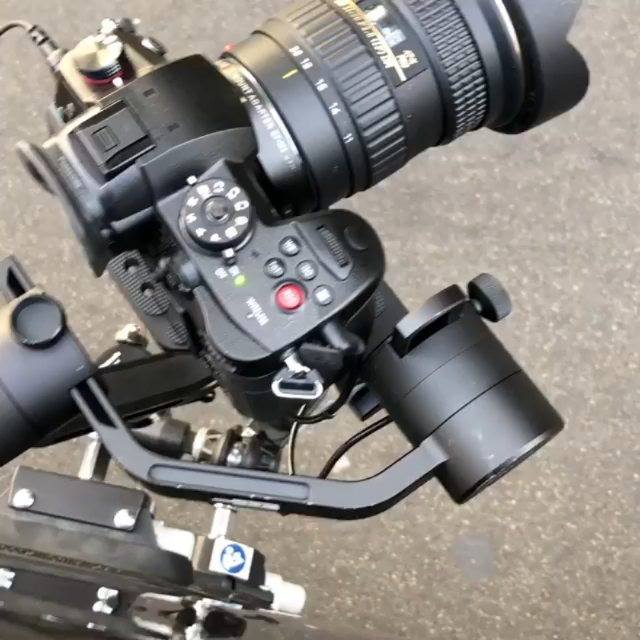 Dual section Cup Car Mount setup  for GH5s with Moza Air 