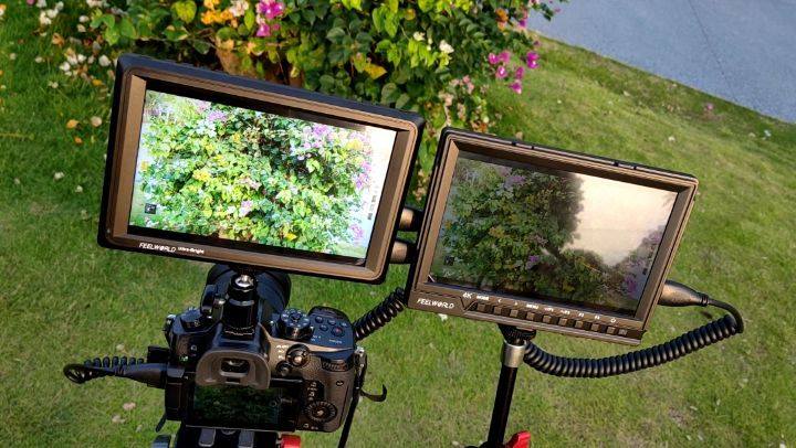 FEELWORLD New Release  $339 usd the FW279S 7inch 2200 nit daylight viewable monitor with a full HD display that is capable of receiving 4K signals via hdmi input. In this short video we put it to the test in direct sunlight compared to the FW760 450nit.