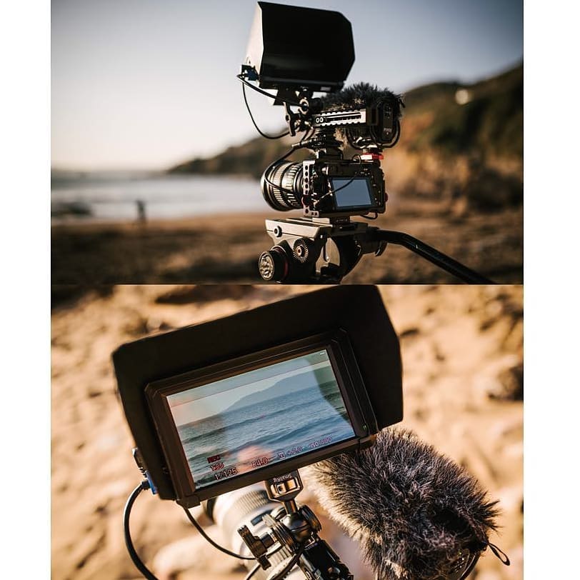 Filming b-roll over at Bovisand beach on Sunday for some upcoming projects, what a good excuse to get out in the glorious weather we had!  A new setup with the @feelworld_monitor,