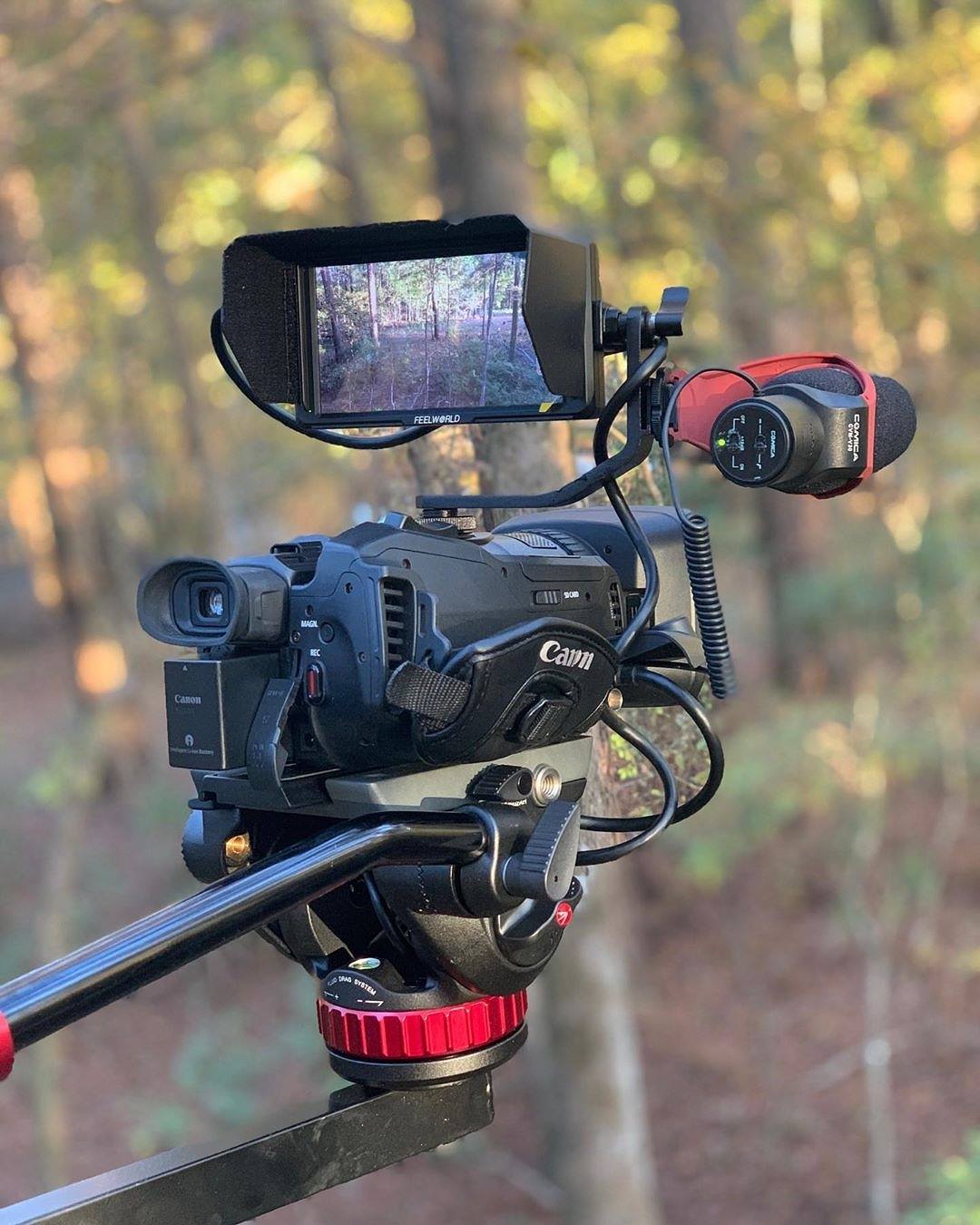 New setup for the weekend. Since everyone keeps asking what we use. FEELWORLD F5 5" field monitor bring filming making much easier, helpfull for focus Good luck to everybody in the woods and happy SC duck season. 