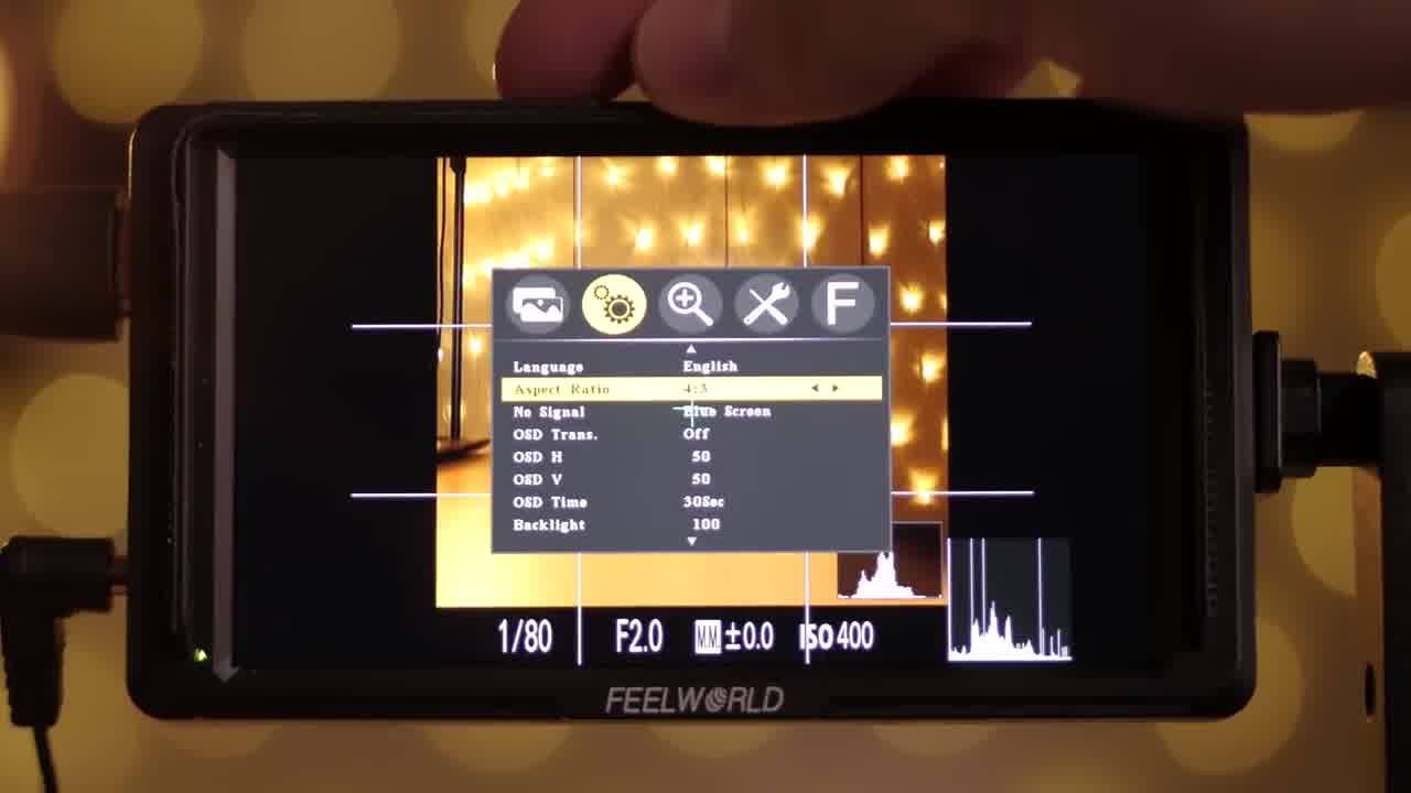 Great addition to your video and photography equipment！There are some neat features on the function menu, so easy to operate. Feelworld F5 5’’monitor has a histogram and the ability to zoom in to check fine focus. 