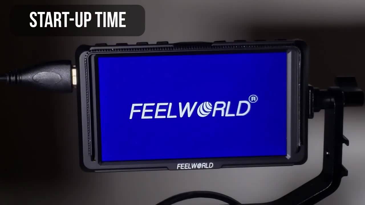 FEELWORLD F5 monitor is a must-have accessory for your shooting setup. *Newest improve user experience design 