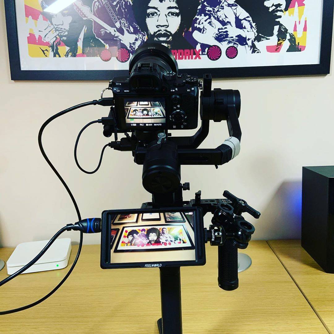 A few busy weeks of filming coming up so I finally sorted the upgrades I wanted on the #ronins. This setup works really well using the FEEIWORLD F5 5” monitor & #smallrig Ronin S Nato clamp, NATO handle and monitor mount. 